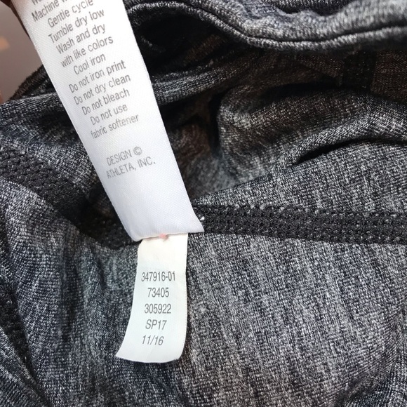 Athleta Relay Tight 2.0 Gray Black - Picture 7 of 7